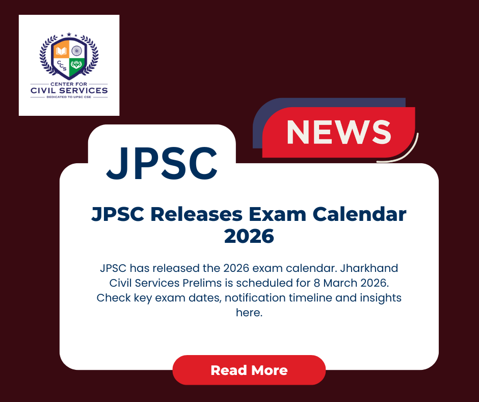 JPSC Releases exam calendar 2026